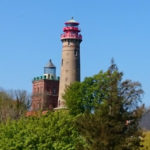Pohled na majáky na Kap Arkona
