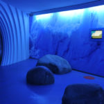 Expozice o době ledové v Nationalpark-Zentrum Königsstuhl v přírodním parku Jasmund