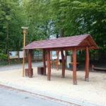 Expozice v Nationalpark-Zentrum Königsstuhl v parku Jasmund