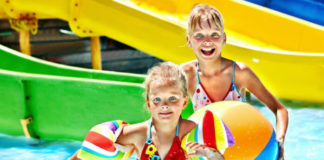 Aquapark Amadé ve Wagrainu Děti dovádějí v aquaparku