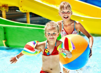 Aquapark Amadé ve Wagrainu Děti dovádějí v aquaparku