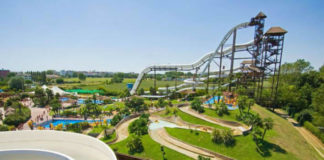 Atrakce Crazy river v aquaparku Aqualandia