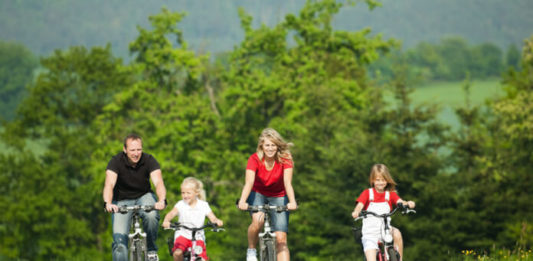 Merano – Bolzano podél řeky Adige Rodina na kolech