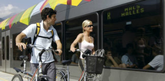 Půjčovny kol a cestování vlakem s bikemobil Card Cestování s kolem v Meranu