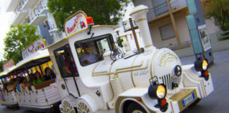 Jízda vláčkem Lignano Express Vláček Lignano Express