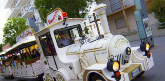 Jízda vláčkem Lignano Express Vláček Lignano Express