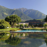 Pohled na lázně Merano