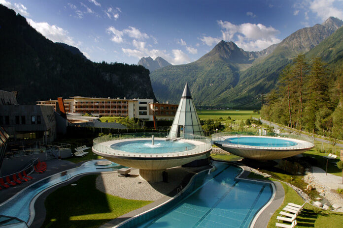 Celkový pohled na Aquadome Ötztal