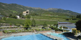 Acquavventura Naturno – aquapark mezi sady Aquapark v Naturno (Naturns)