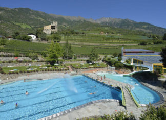 Acquavventura Naturno – aquapark mezi sady Aquapark v Naturno (Naturns)