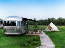 Airstream karavan v Cavallinu
