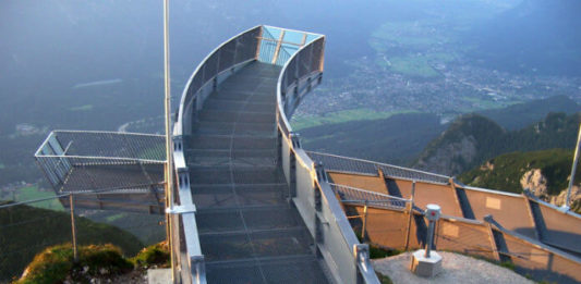 Vyhlídka Alpspix v Bavorsku