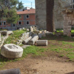 Ruiny římských chrámů v Poreči