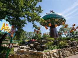 Familypark Neusiedlersee – největší zábavní park pro děti v Rakousku Atrakce Jablečný let (Apfelflug) ve Familyparku Neusiedlersee