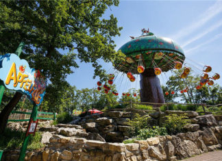Familypark Neusiedlersee – největší zábavní park pro děti v Rakousku Atrakce Jablečný let (Apfelflug) ve Familyparku Neusiedlersee