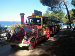 Promenáda do Poreče – pěšky nebo turistickým vláčkem Turistický vláček Poreč