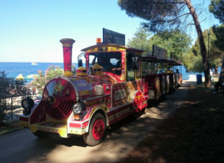 Promenáda do Poreče – pěšky nebo turistickým vláčkem Turistický vláček Poreč