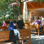 Občerstvení ve stepní zoo Pamhagen