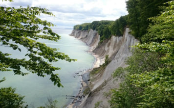 Křídové útesy v přírodním parku Jasmund