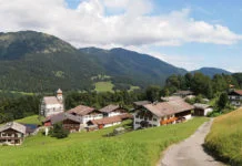 Vesnice Wamberg v Německu