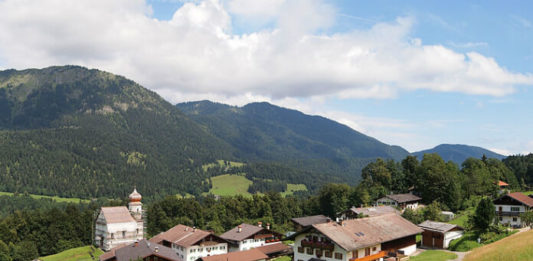 Vesnice Wamberg v Německu