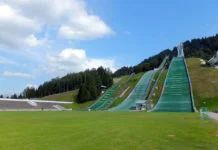 Skokanské můstky v Garmisch-Partenkirchenu
