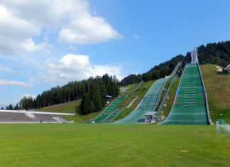 Skokanské můstky v Garmisch-Partenkirchenu