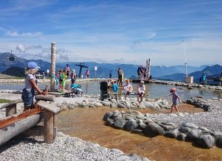 Spieljochbahn - jezírko