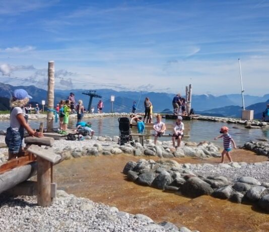 Spieljochbahn - jezírko