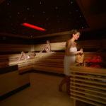 Erlebnistherme Zillertal - sauna se světelnými efekty