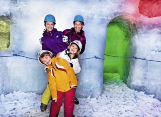 Natur Eis Palast Hintertuxer Gletscher