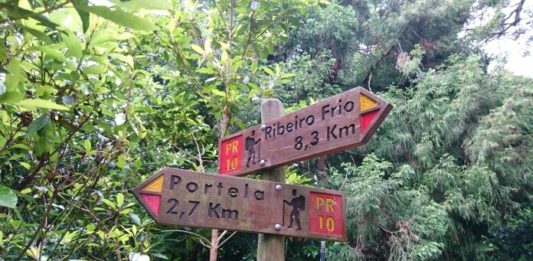 Pěší výlet podél Levada do Furado Levada do Furado