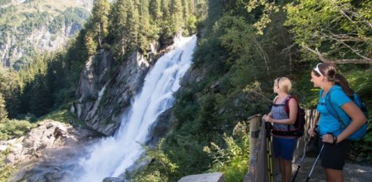 Výletní okruh Krimmelské vodopády Krimmelské vodopády - vyhlídková platforma