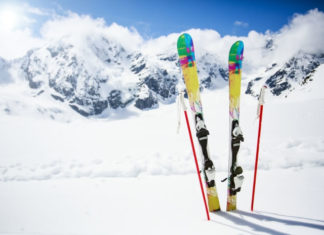 Předvánoční lyžování