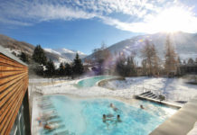 Bormio Terme Venkovní bazén Quattro Stagioni v Bormio Terme