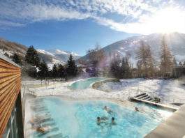 Bormio Terme Venkovní bazén Quattro Stagioni v Bormio Terme