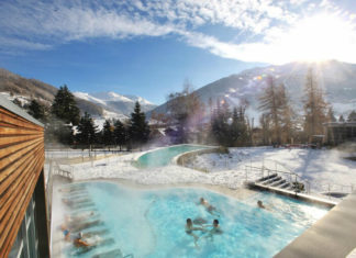 Bormio Terme Venkovní bazén Quattro Stagioni v Bormio Terme