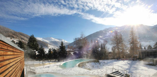Bormio Terme Venkovní bazén Quattro Stagioni v Bormio Terme