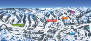 Shuttleberg Flachauwinkl/Kleinarl - mapa skiareálu