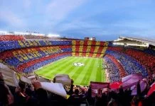 Camp Nou - fotbalový stadion FC Barcelona