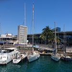 Přístav v Barceloně a nákupní centrum Maremagnum