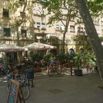 Ulička ve čtvrti La Barceloneta