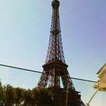 Výhled na Eiffelovku z batobusu
