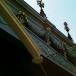 Pohled na Pont Alexandre III z batobusu