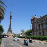 Kolumbův památník na Placa del Portal de la Pau