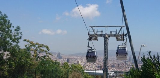 Telefèric de Montjuïc - lanovka na kopec Montjuïc