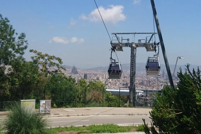 Telefèric de Montjuïc - lanovka na kopec Montjuïc