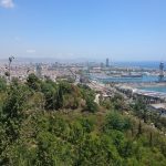 Zahrady Jardins del Mirador de l'Alcalde -výhled na Barcelonu