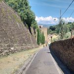 Florentské hradby podél Via di Belvedere