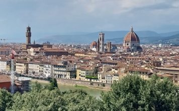 Pohled na Florencii
